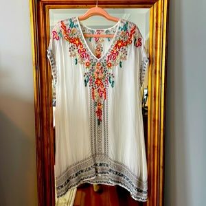 Lovely Johnny Was embroidered tunic